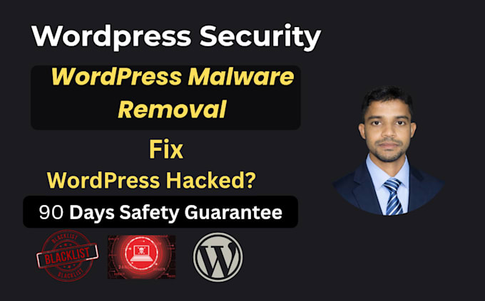 wordpress malware removal and fix blacklist, fix hacked wordpress, remove virus