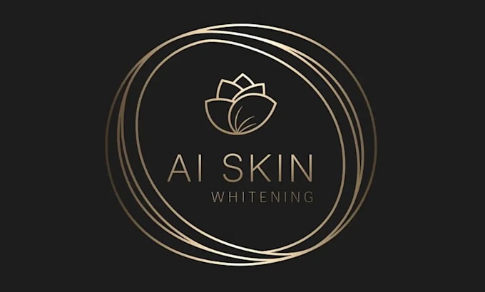 design high resolution skin whitening logo for you