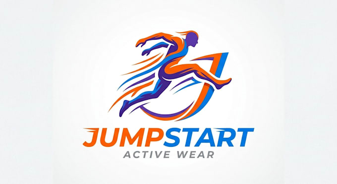 design a dynamic jump logo for your brand