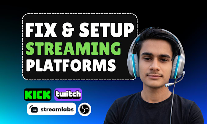 setup or fix obs studio, streamlabs and vmix for twitch,