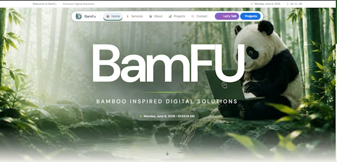 design modern custom creative portfolio for business