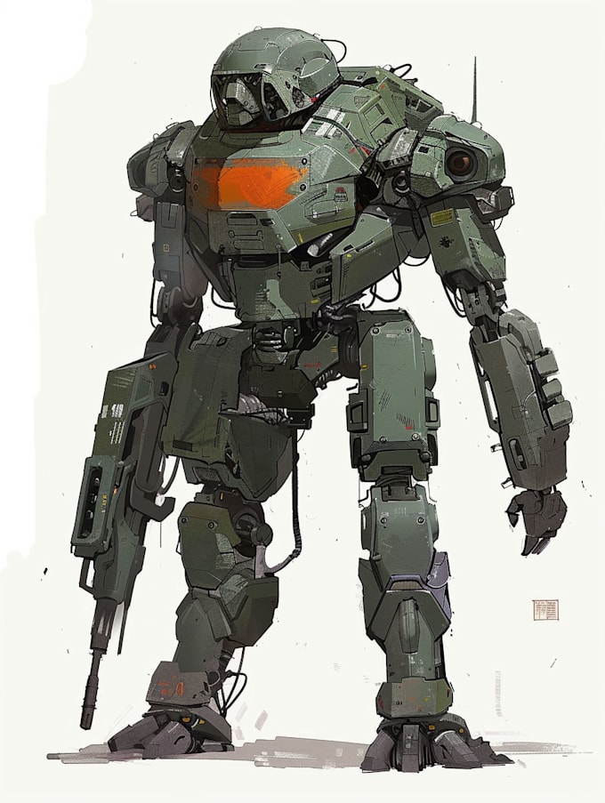 high quality robot, mecha concepts