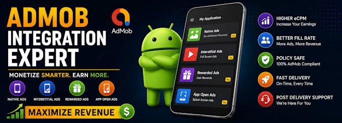 integrate admob ads and optimize android app revenue