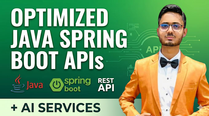develop and optimize java spring boot rest apis with ai