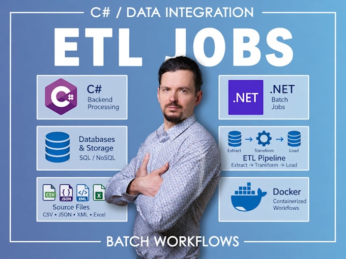 build dotnet etl batch jobs