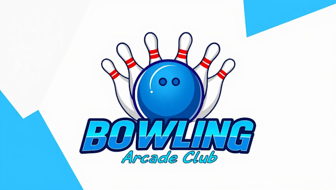 make an amazing bowling ball mascot logo in 12 hours
