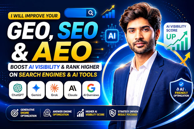 rank your website on google gemini geo, chatgpt with seo, geo, aeo, visibility