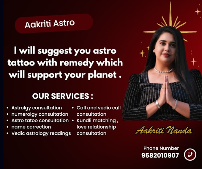 suggest you astro tattoo which will support your planets