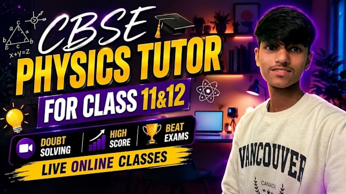 teach cbse classs 11 and 12 physics online