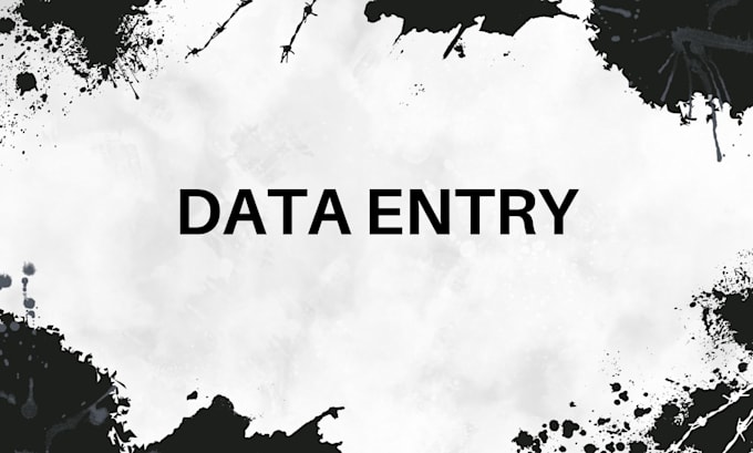 do expert data entry, data cleaning, and data management