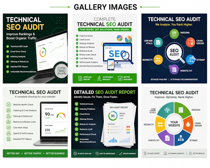 do technical SEO audit, fix indexing and crawl errors