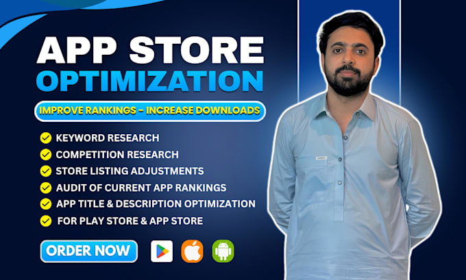 do professional aso and optimize your app store and google play listing