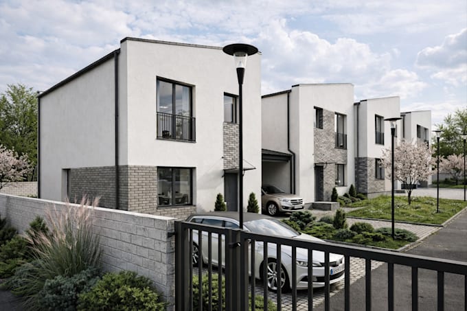 create photorealistic 3d interior and exterior visualization