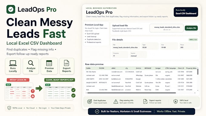build a python tool for excel data automation