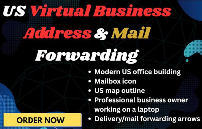provide a US virtual business address and mail forwarding