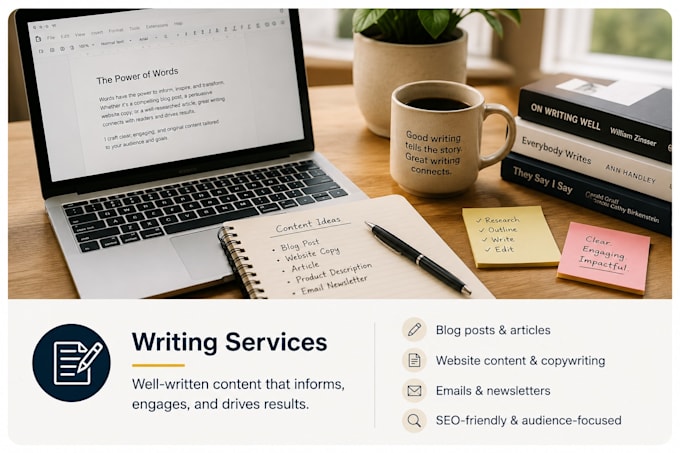 write meaningful content, maintaining professionalism