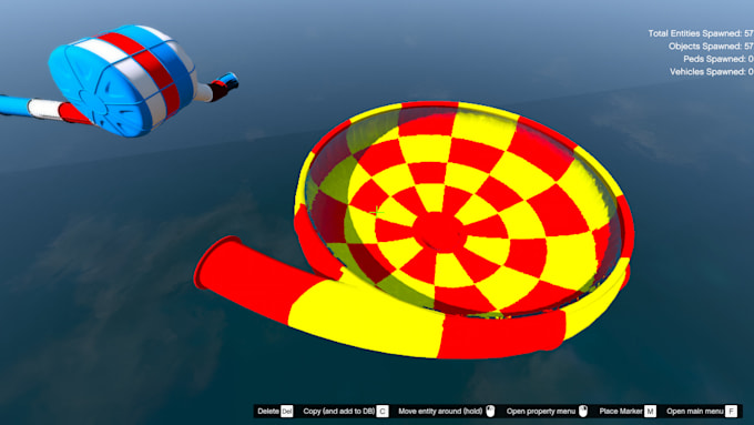 create  gta 5  waterslide props