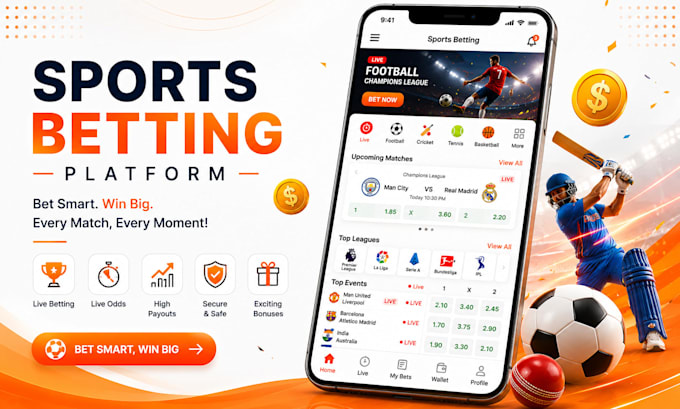 develop a user friendly sport bet website and mobile app