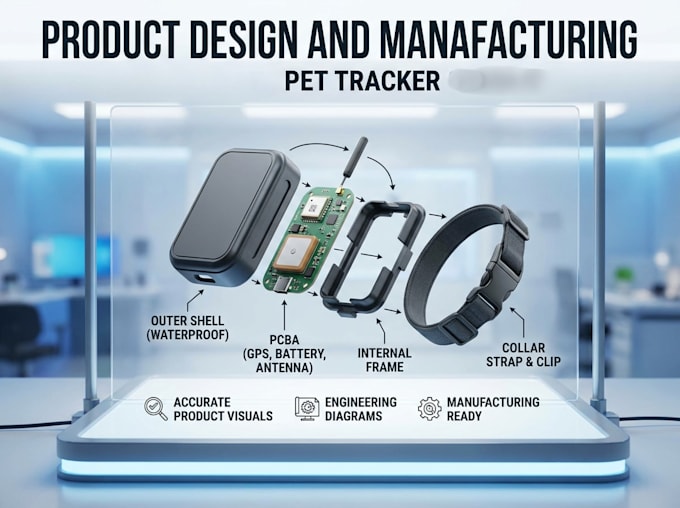 do 3d cad model for product design, 3d printing and manufacturing