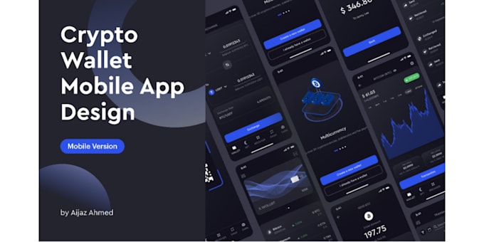 develop a custom dating app, secure crypto wallet app, flutter mobile app web