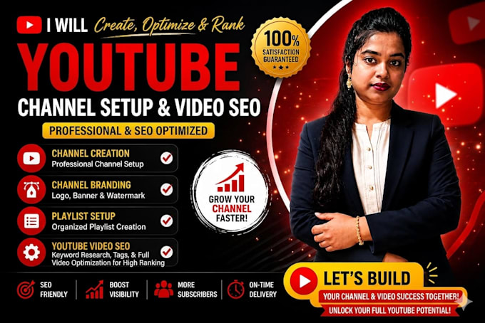 youtube channel setup and video seo