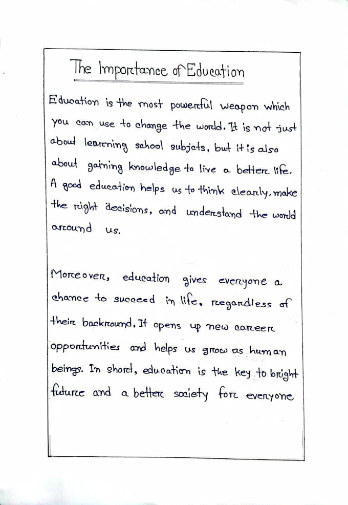 do professional handwriting letters and notes for you