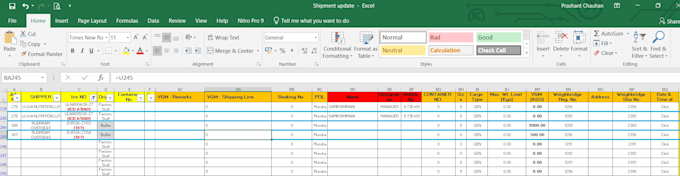 do professional excel data entry, data cleaning and stock maintenance