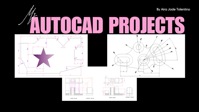do professional autocad 2d drafting and technical drawings