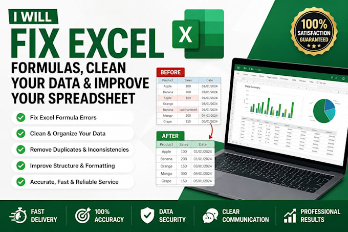 fix excel formulas and clean your spreadsheet