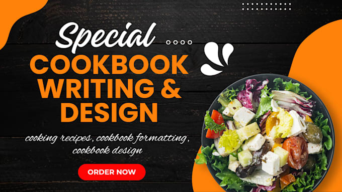write, design recipes for cookbook recipe book editing formatting