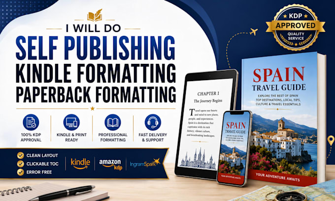do self publishing, kindle formatting, paperback formatting