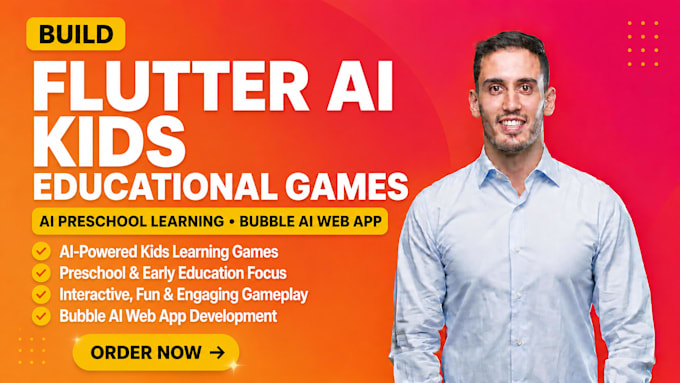 build flutter ai kids educational games ai preschool learning bubble ai web app