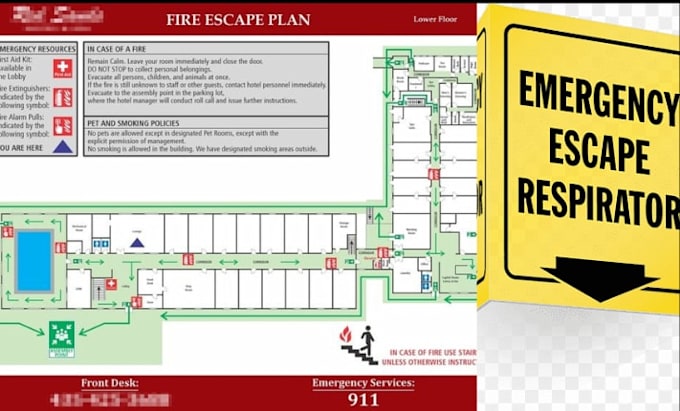 design code compliant emergency evacuation and exit plans