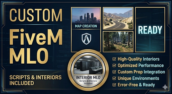 develop fivem mlo, custom fivem mlo, map creation, fivem ready