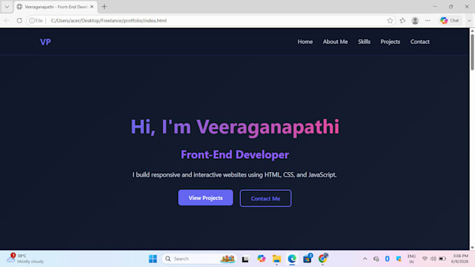 create responsive website using HTML CSS javascript