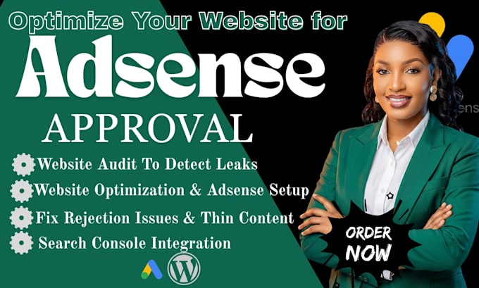 fix website for google adsense approval and setup ads text