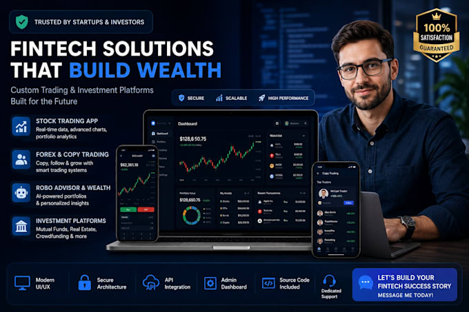develop a stock trading app and investment platform