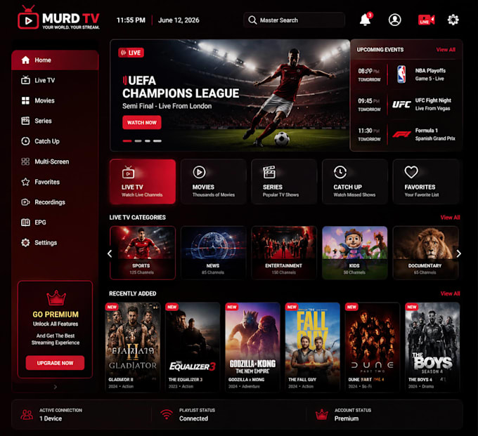 customize iptv smarters xciptv ibo and tivimate iptv app branding with panel