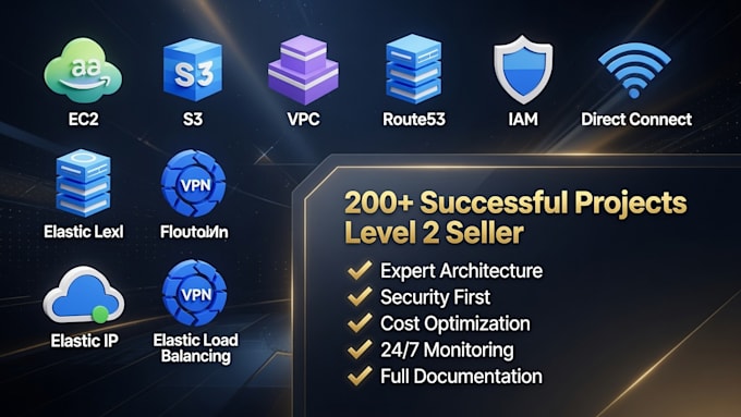 setup or fix AWS cloud services