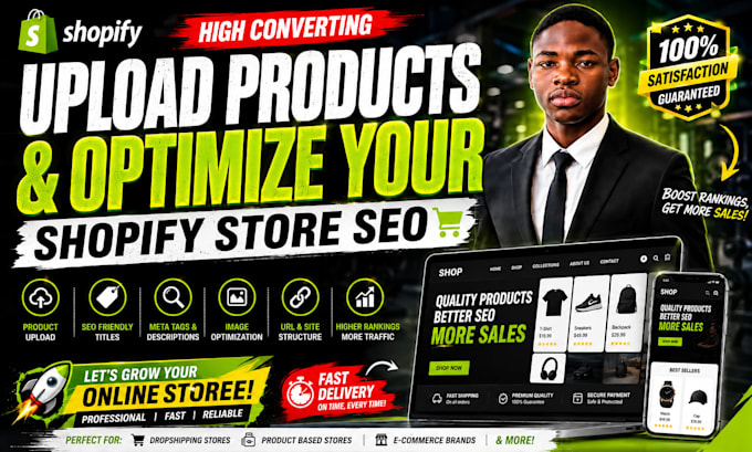 upload products and optimize your shopify store SEO
