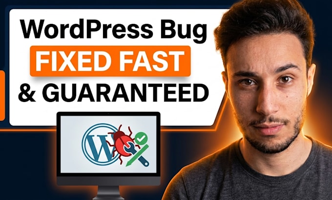 fix your wordpress bug, error or website issue fast
