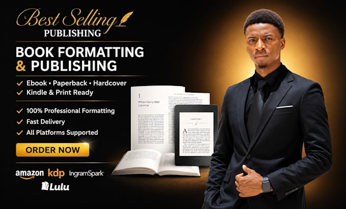 format your book for ingramspark paperback and hardcover publishing