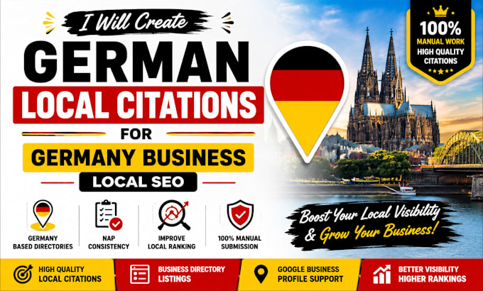create top german local citations for business local SEO ranking