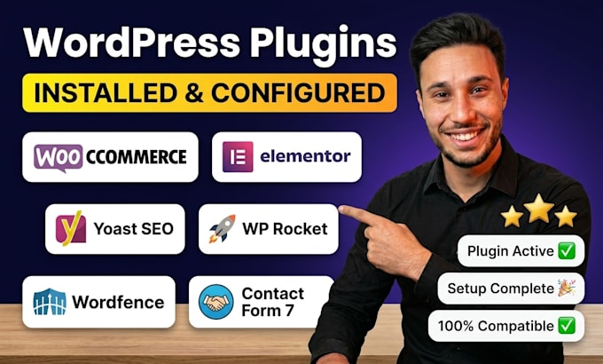 install and configure any wordpress plugin for your website
