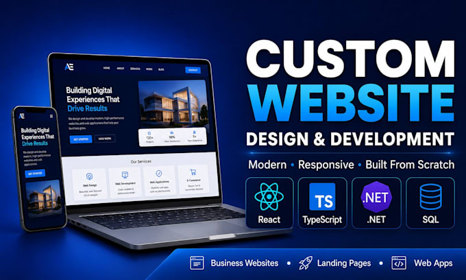 design and develop a custom website from scratch
