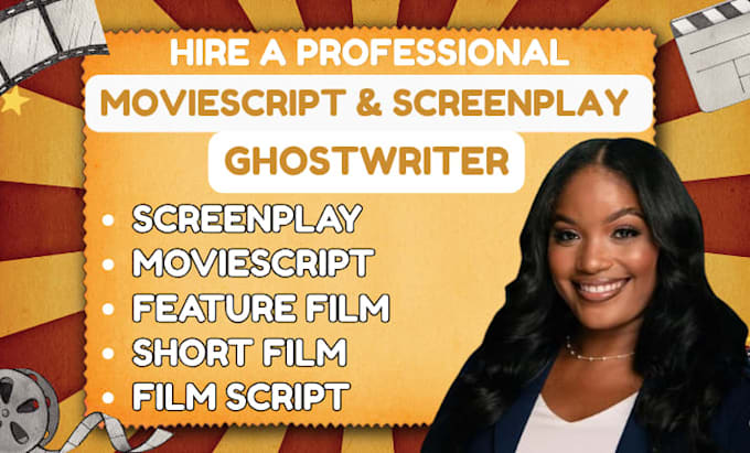 write film scripts, screenplays, and cinematic storytelling