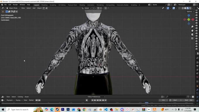 create custom full body tattoo for gta fivem