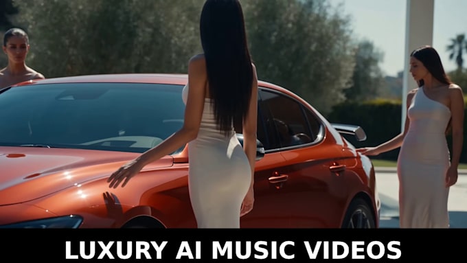 create a luxury ai music video with cinematic visuals