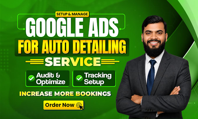 setup google ads for auto detailing