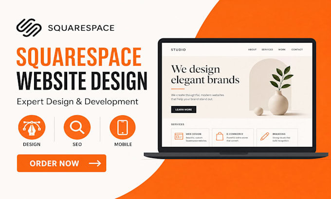 build squarespace website design, redesign squarespace, website development